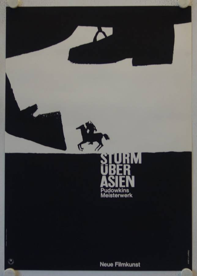 Sturm über Asien originales deutsches Filmplakat (R61)
